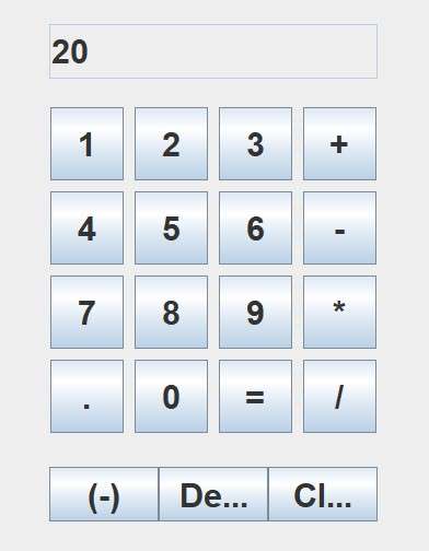 Java Calculator number being subtracted from previous number in calculator